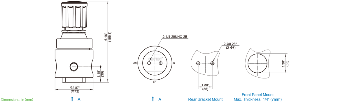 GENTEC R23 Series Medium Flow Regulator